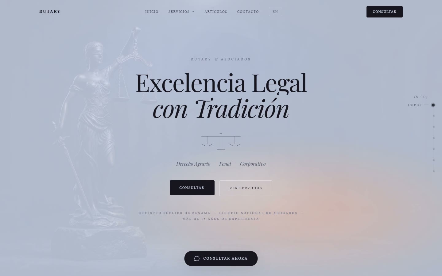 abogados.pa scrolled end to end, recorded at 60 fps